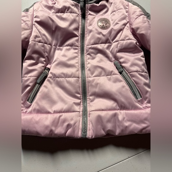 Gerry Weber Pink and Gray Puffer Jacket for Kids - Picture 5 of 13